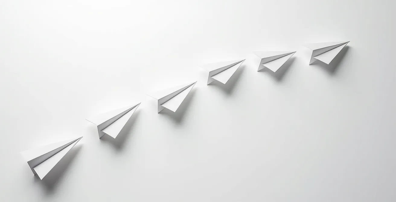 Abstrakte Visualisierung von Nutzerverhalten und Engagement-Metriken