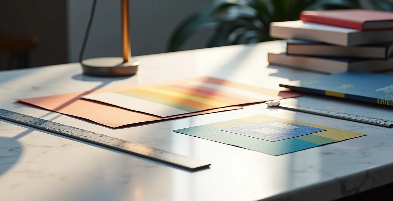 Strukturierter Designprozess mit Briefing-Dokumenten und Projektphasen