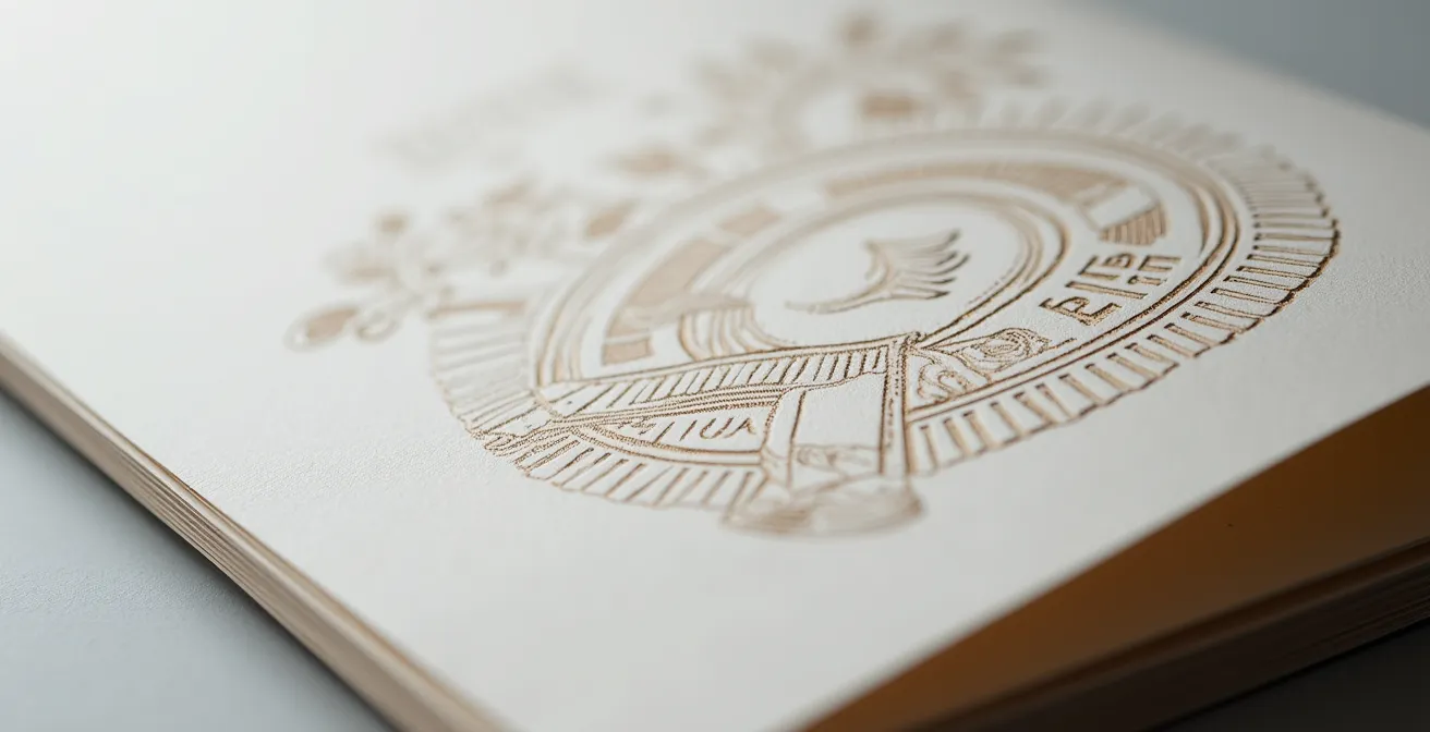 Hochwertiger Geschäftsbericht mit visuellen Elementen und nachhaltigem Design