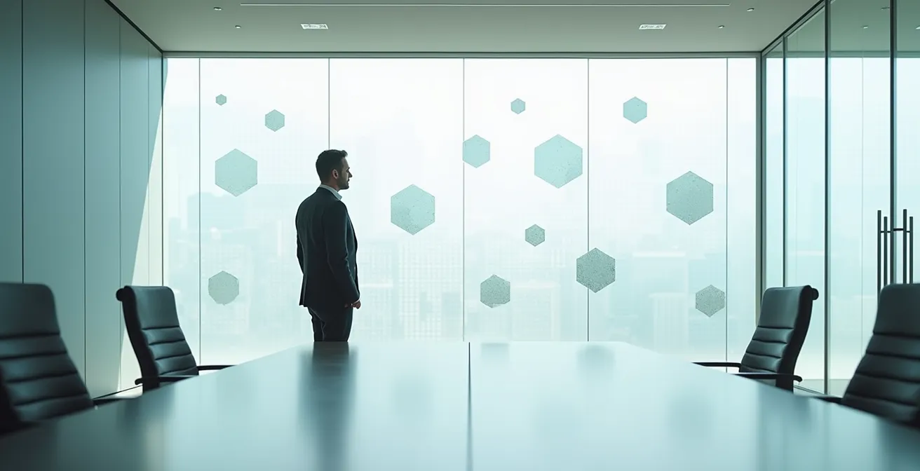 Waage mit Keywords in Balance zwischen Volumen und Relevanz