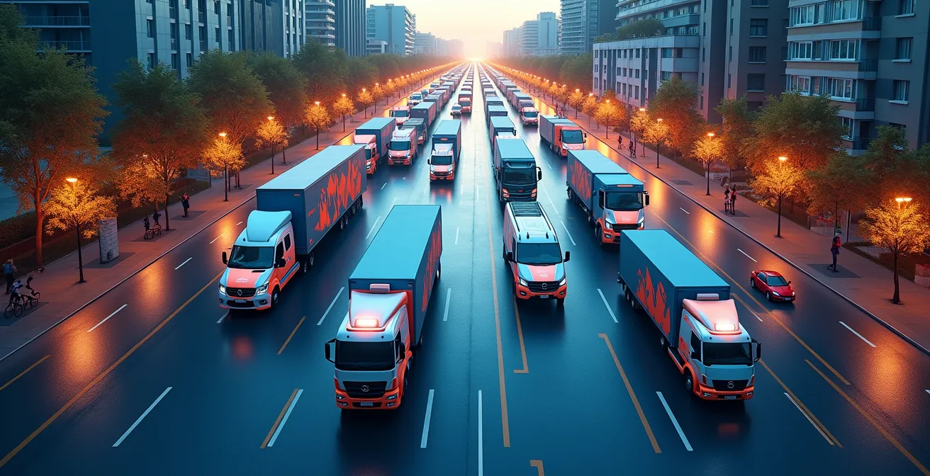 Strategische Routenplanung für kontextuelle Fahrzeugwerbung