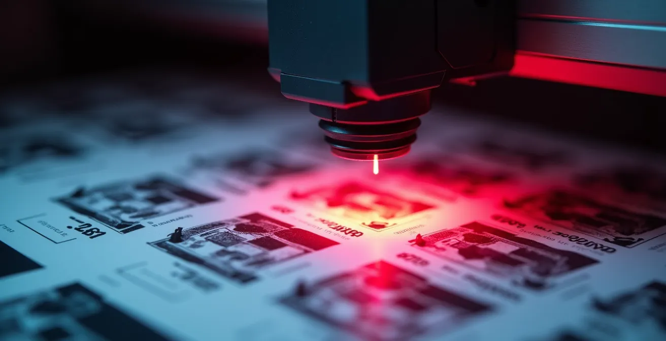 Optisches Erkennungssystem beim Scannen von Passermarken für Print & Cut Anwendung