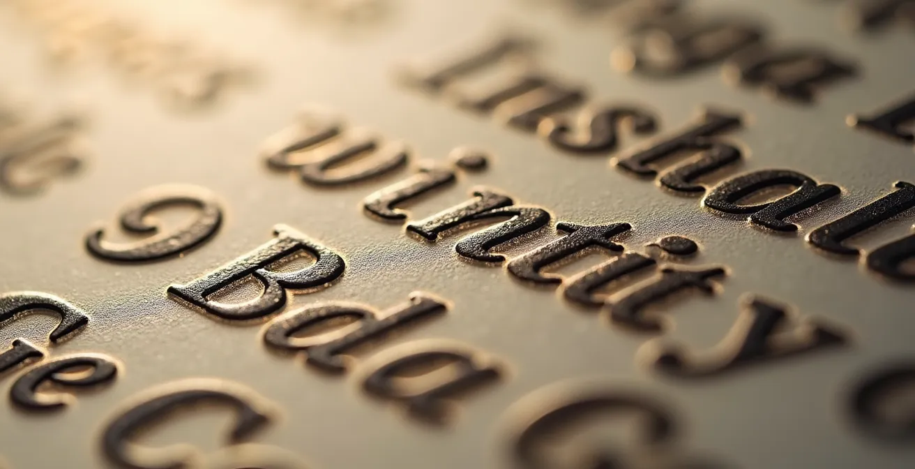 Kontrast zwischen klassischer Serifenschrift und moderner Sans-Serif in harmonischer Komposition