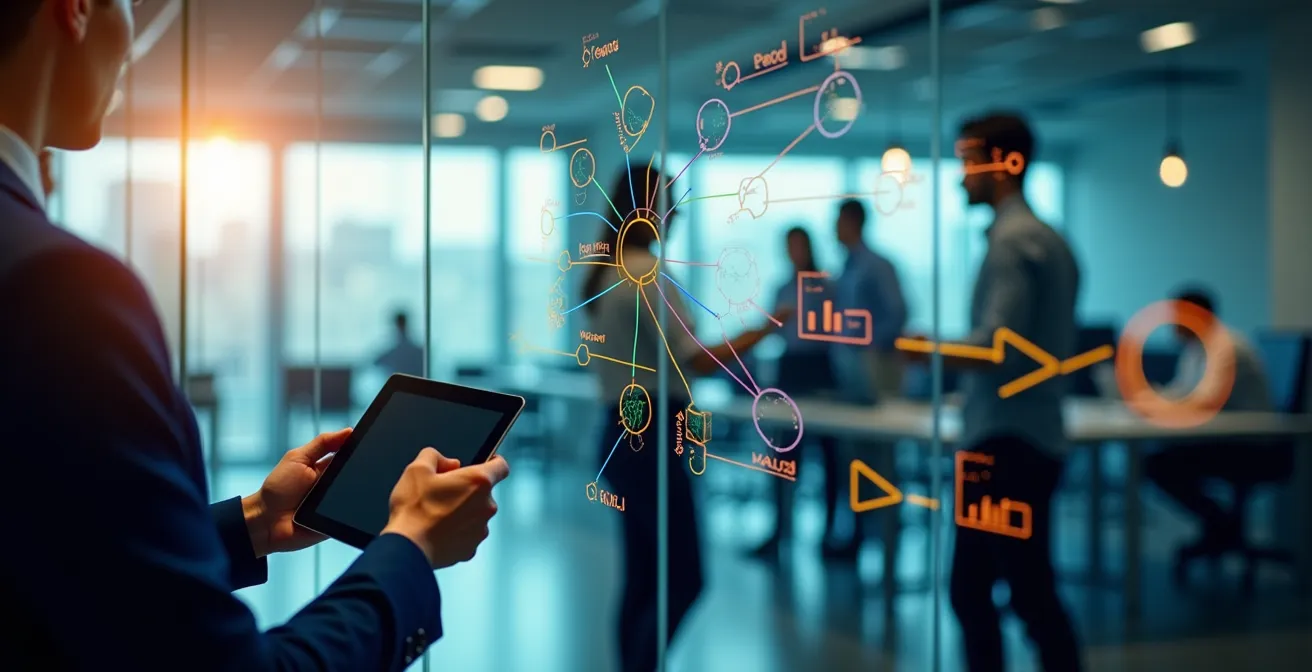 Dashboard eines Web-to-Print-Portals mit Filialübersicht und Bestellstatus