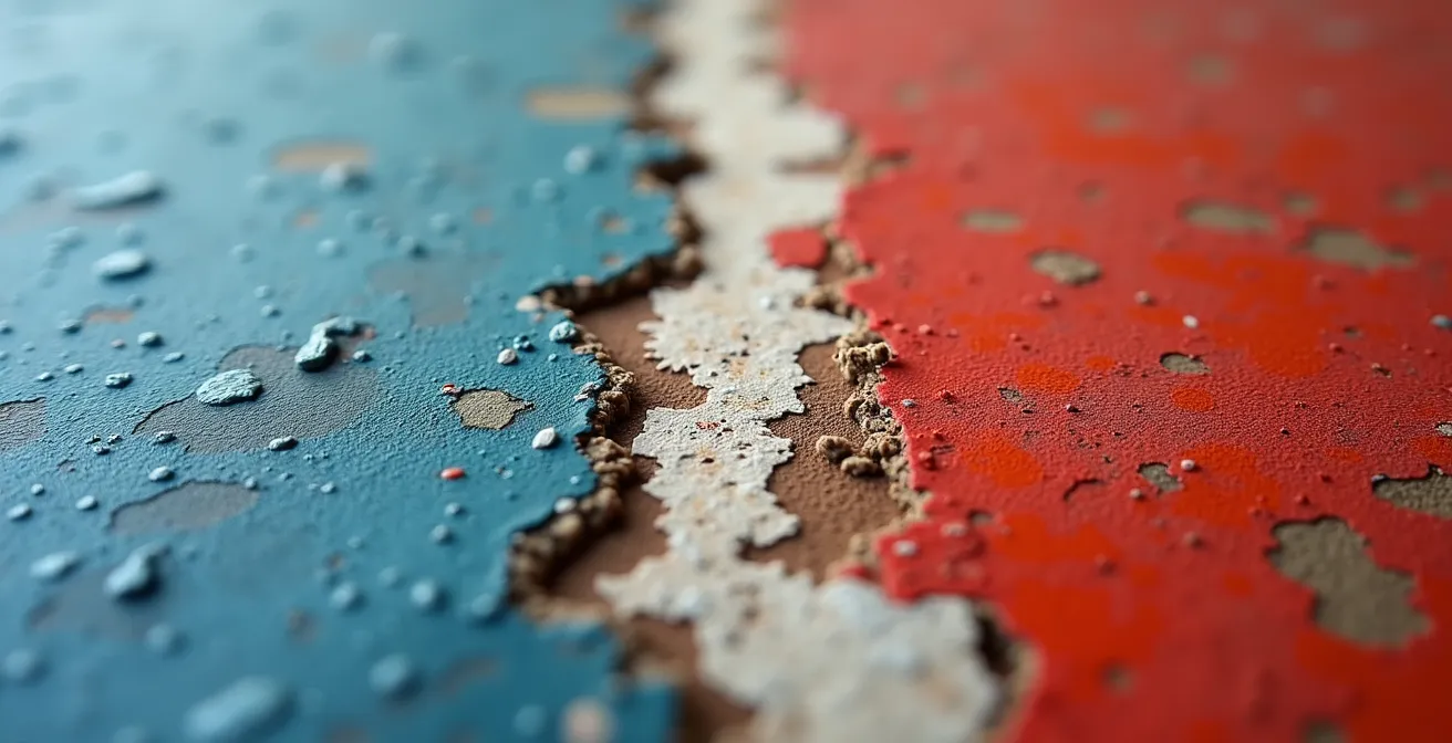 Vergleich der UV-Belastung an Südfassaden mit Wollskala-Referenz